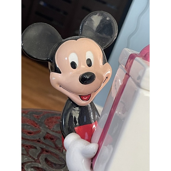 Collectible Ceramic Mickey Mouse holding a Gift box-Vintage from the‎ 1980's - Picture 2 of 10